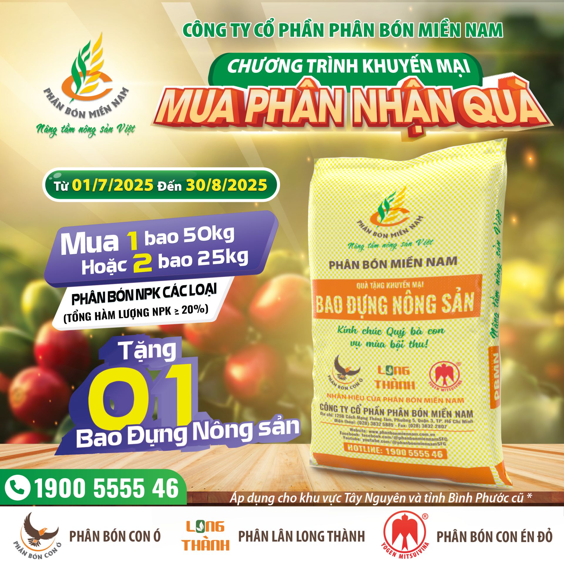 PROMOTIONAL PROGRAM APPLICABLE TO FARMERS