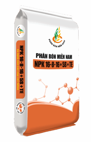 Phân Bón Miền Nam NPK 16-8-16+5S+TE