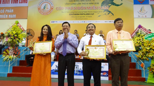 Giải Bóng bàn Quốc tế-Vĩnh Long lần thứ III năm 2018 Cúp Phân Bón Miền Nam