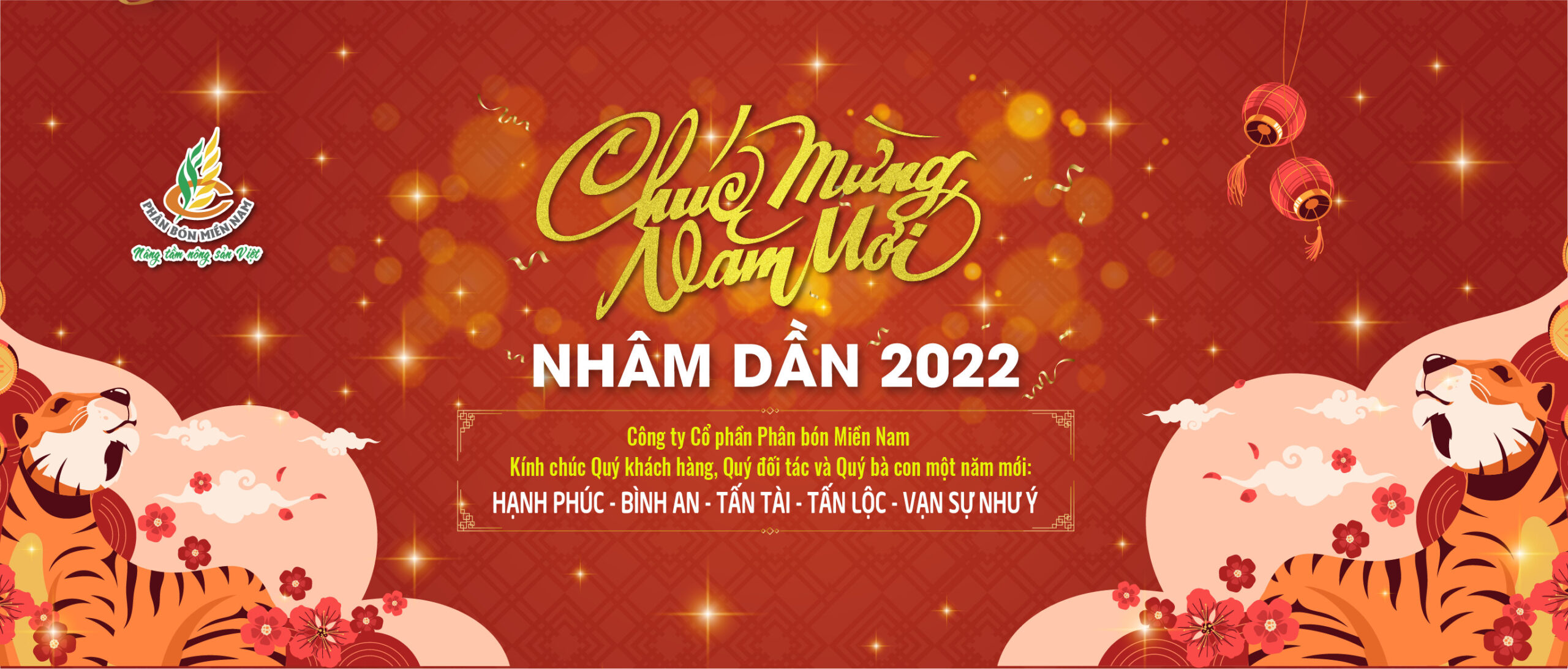 PHÂN BÓN MIỀN NAM CHÚC MỪNG NĂM MỚI – XUÂN NHÂM DẦN 2022