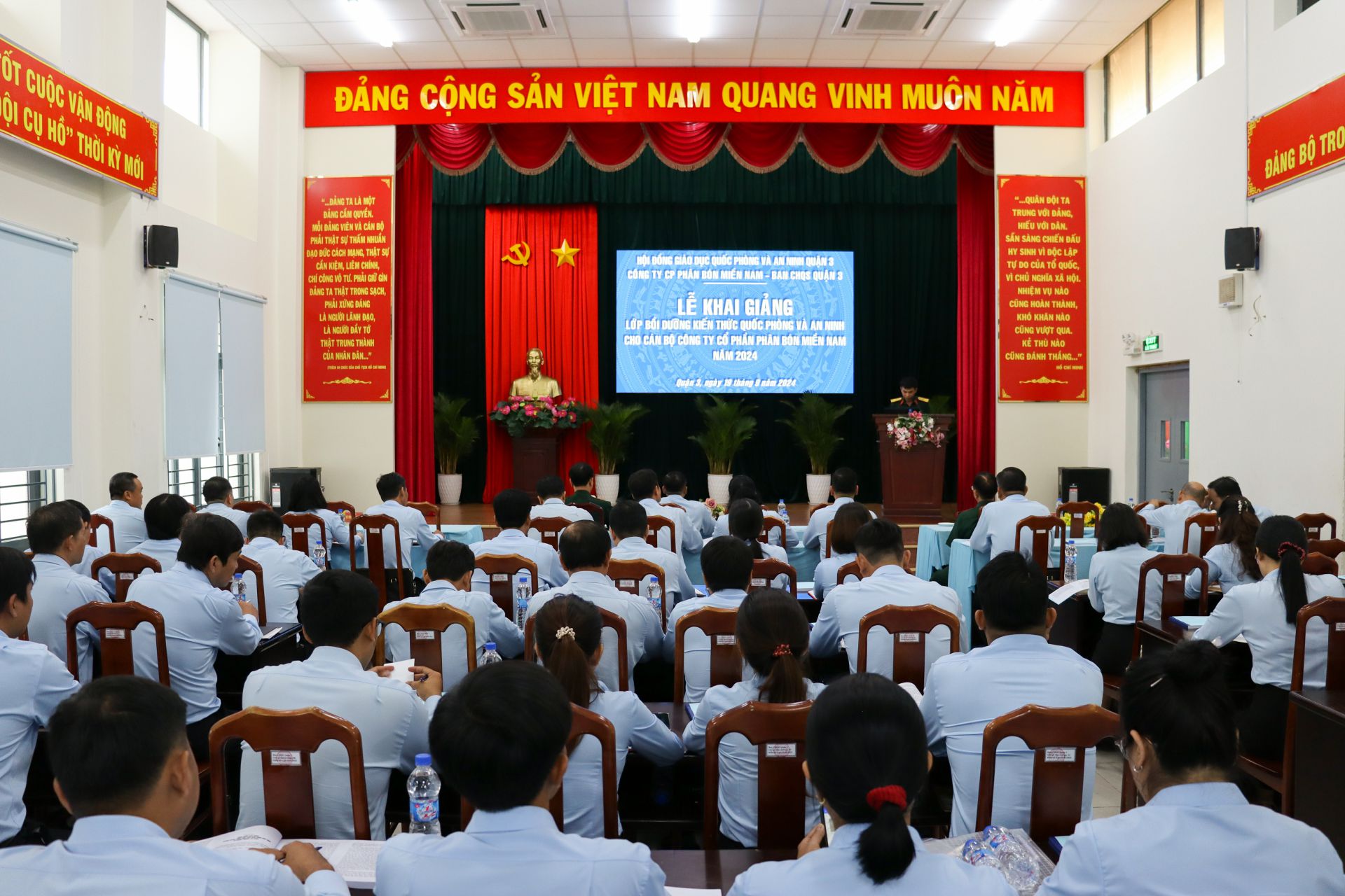 Phân bón Miền Nam – Bồi dưỡng kiến thức quốc phòng và an ninh cho cán bộ, đảng viên, công nhân viên, người lao động thuộc đối tượng 4