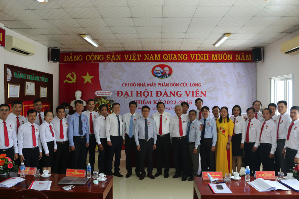 ĐẠI HỘI CHI BỘ NHÀ MÁY PHÂN BÓN CỬU LONG NHIỆM KỲ 2022 – 2025