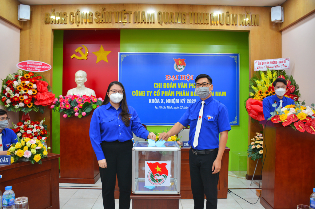 Đại hội chi đoàn Văn phòng Công ty Cổ phần Phân bón Miền Nam lần thứ X, nhiệm kỳ 2022 – 2024
