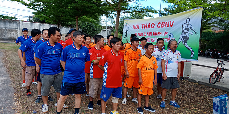 Nhà máy Super Phốt Phát Long Thành tổ chức Hội thao cán bộ công nhân