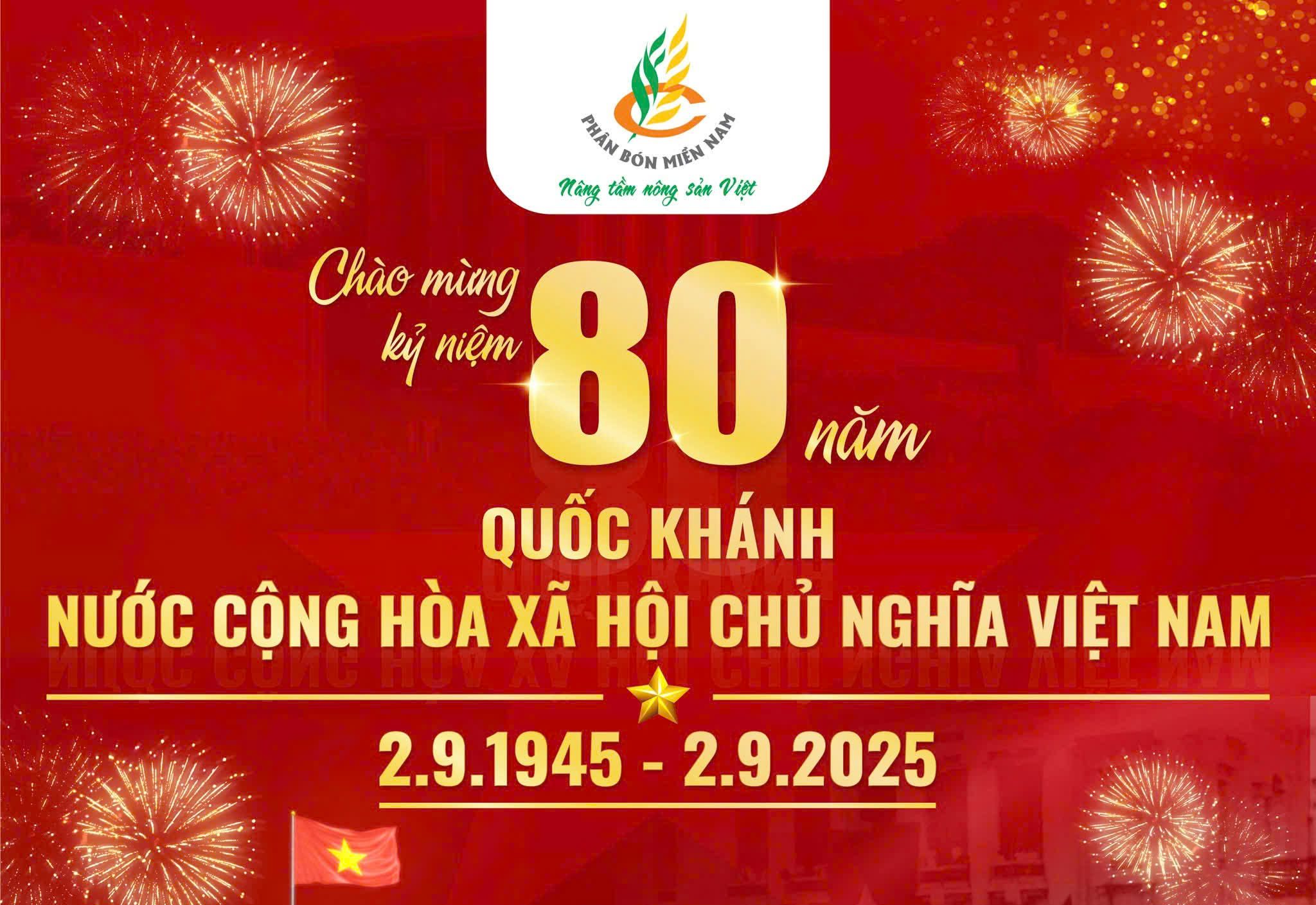 Celebrating the 80th Anniversary of the National Day of the Socialist Republic of Vietnam (September 2, 1945 – September 2, 2025)