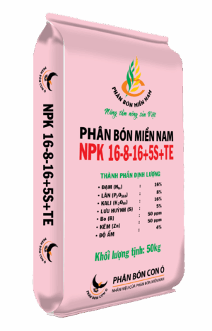Phân Bón Miền Nam NPK 16-8-16+5S+TE