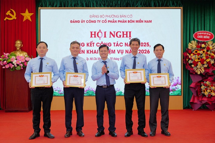 Đảng bộ Công ty Cổ phần Phân bón Miền Nam: Đoàn kết, Dân chủ, Kỷ cương, đổi mới, Phát triển quyết tâm hoàn thành nhiệm vụ năm 2026