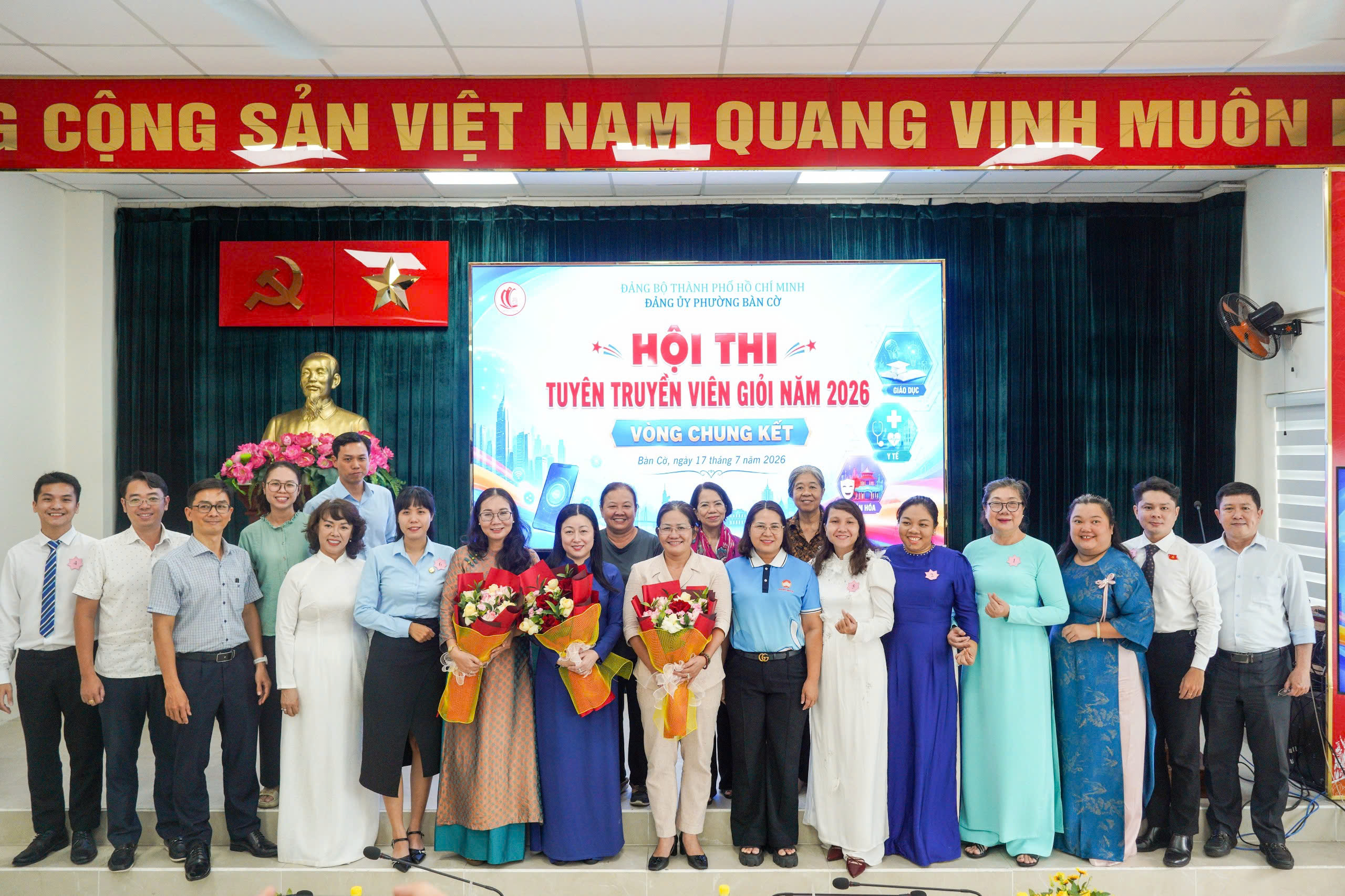 VÒNG CHUNG KẾT HỘI THI “TUYÊN TRUYỀN VIÊN GIỎI” PHƯỜNG BÀN CỜ NĂM 2026