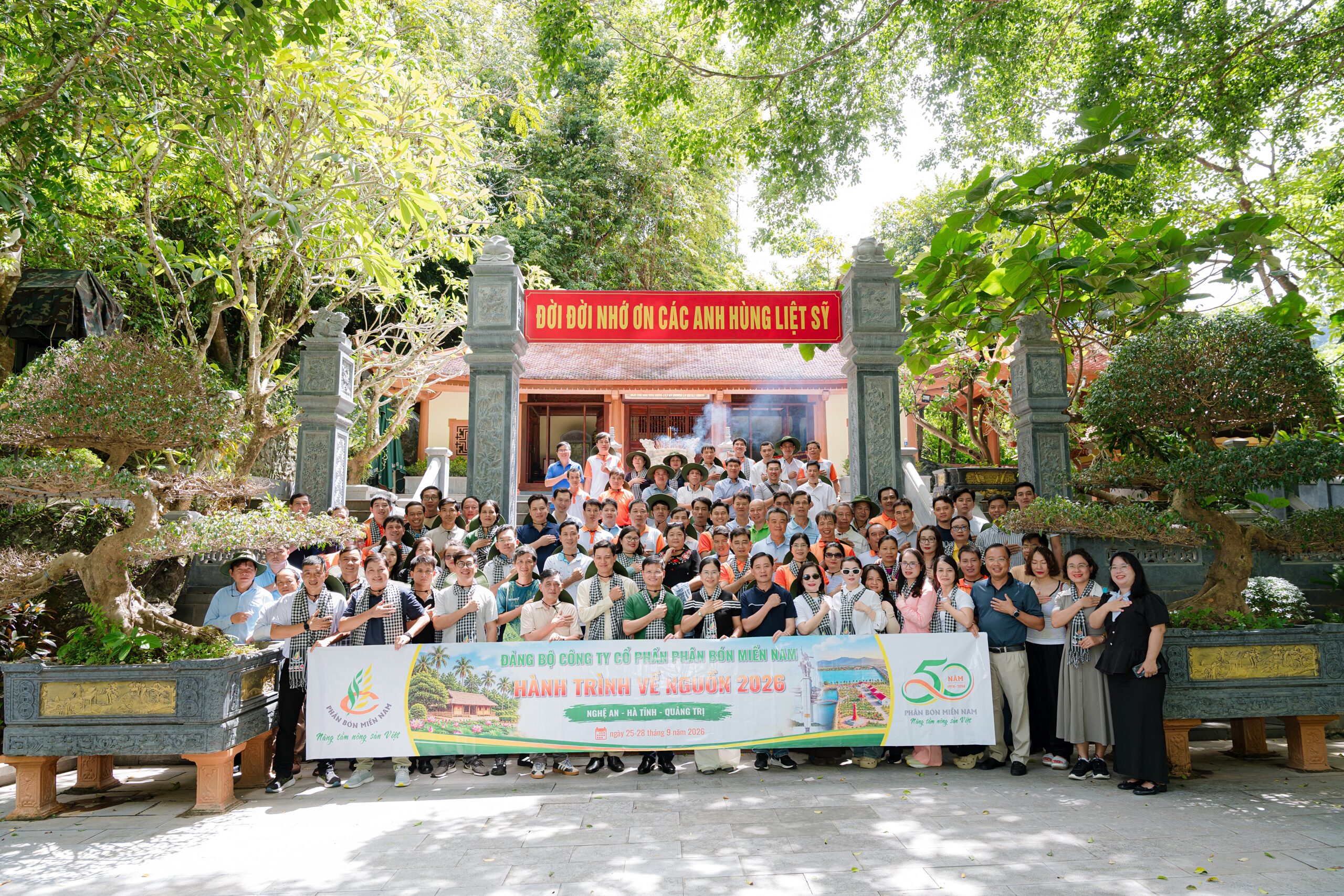 Đảng bộ Công ty Cổ phần Phân Bón Miền Nam tổ chức Hành trình về nguồn năm 2026